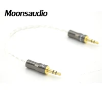 one piece hi end 6tc 6n occ silver plated headphone cable 3 5mm audio stereo cable