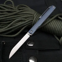 titanium alloy handle s35vn blade pen knife outdoor creative personality mini pocket folding knife