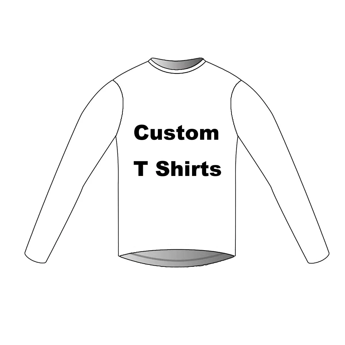 

CFDiseno Custom Cycling T Shirt Long Sleeve Running Shirt Compression Tights 3D Printing Sports T-shirt Dry Quick Fitness