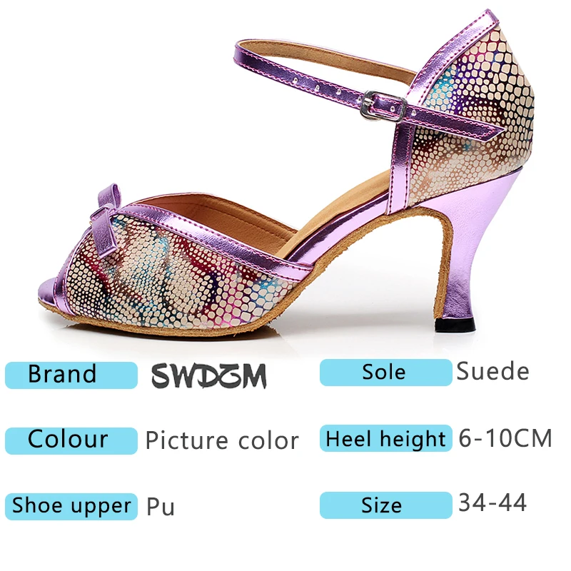 SWDZM/Женская обувь для латинских танцев Сетчатая Обувь бальных Танцевальная