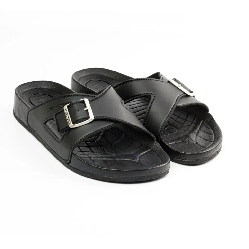Ceyo Bermuda-M Buckled Orthopedic Men Slippers