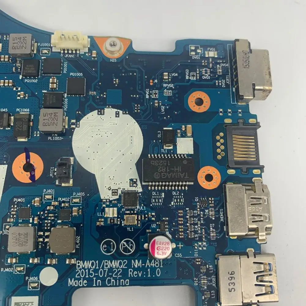 

BMWQ1 BMWQ2 NM-A481 For Lenovo Ideapad 300-15ISK Laptop Motherboard With I3-6100U CPU R5/M330 2GB GPU 5B20K38192 100% Fully Test
