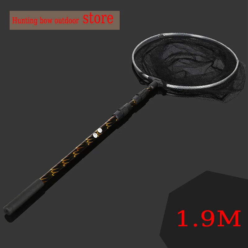

Outdoor Sports 1.5-2.1m Fishing Net Telescopic Positioning Net Fishing Net Fishing Net Pocket Fishing Net Fishing Gear Supplies