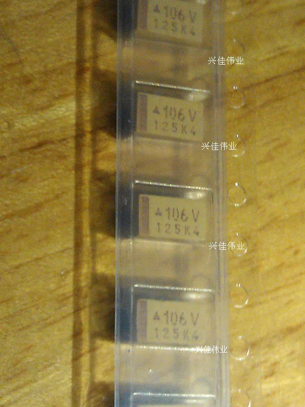

Original 20pcs/ 35V10UF 106V 10UF 35V C6032 C 1812 Tantalum Capacitor