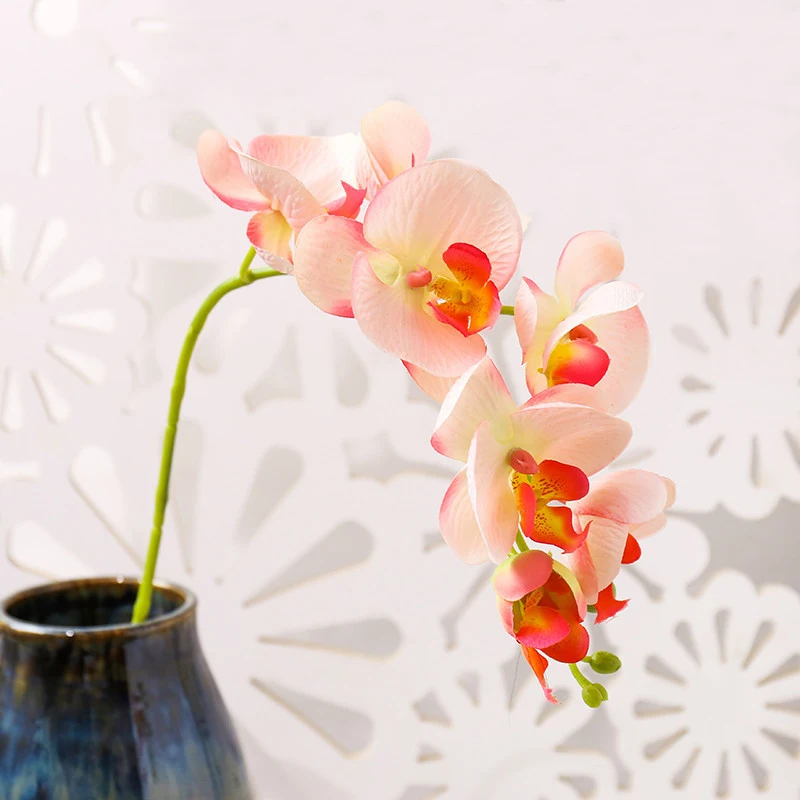 60-100 см реальные сенсорные длинные искусственная Орхидея Бабочка цветы украшения