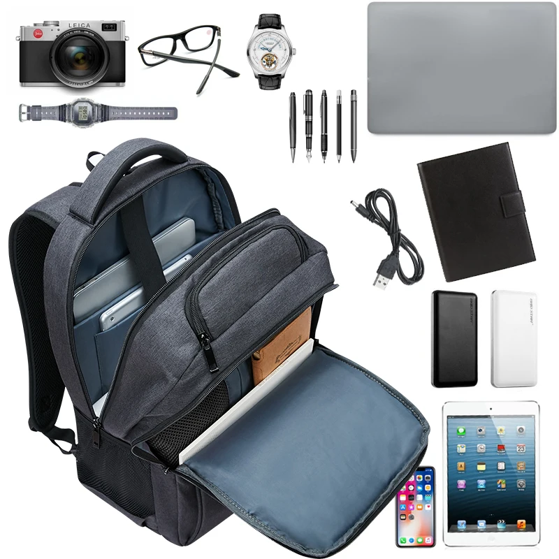 Повседневный Рюкзак KALIDI для ноутбука мужской и женский модный Школьный рюкзак 15 6