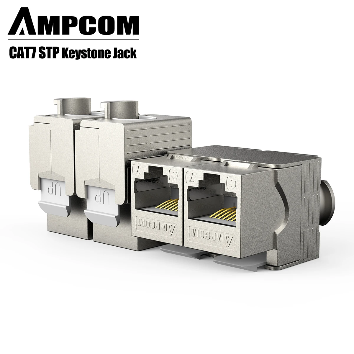RJ45 CAT 7 инструмент меньше STP экранированный Keystone Jack AMPCOM самоблокирующийся Cat7
