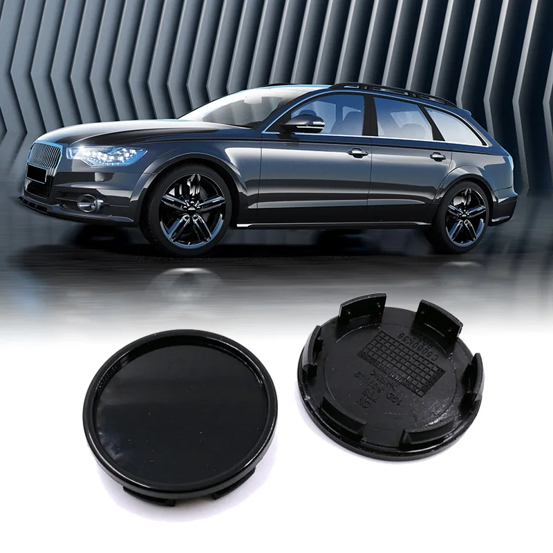 4 шт. 58 мм автомобильный черный колпачок для центральной ступицы универсальный