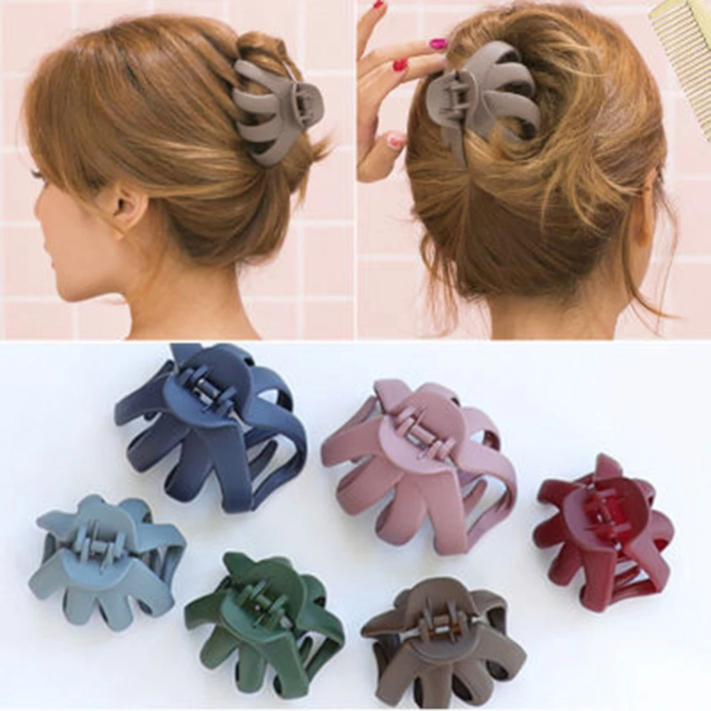 

New Arrival Korea Style Simple Matte Large Size Hair Claws Adults Women Hair Clips Crabs Clamps Daily Hair Styling Accessories