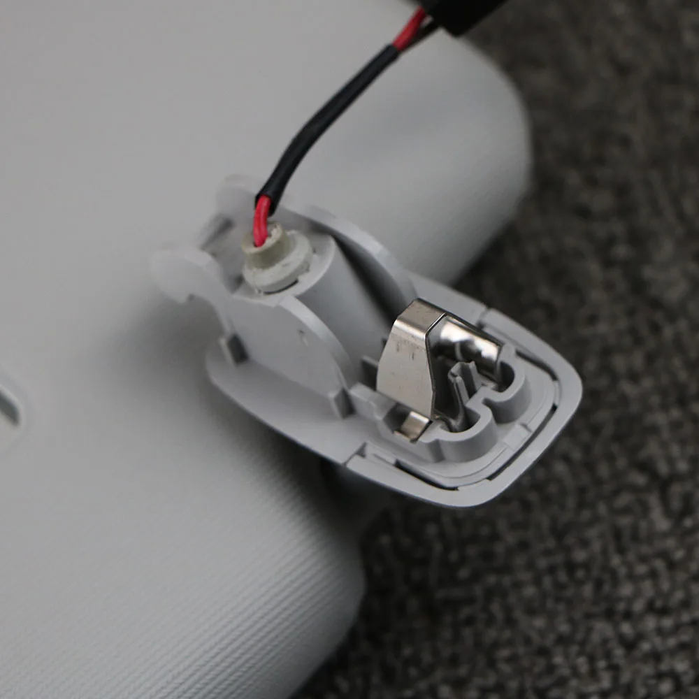 Левая лицевая сторона серого цвета солнцезащитный козырек Панель с зеркалом для