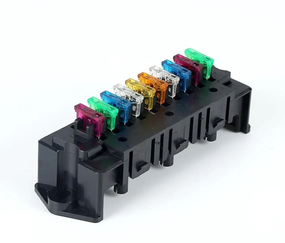 

10Way Fuse Box Block Fuse Holder Box Car Vehicle Circuit Automotive Blade Car Fuse Accessory Tool with fuse and terminal