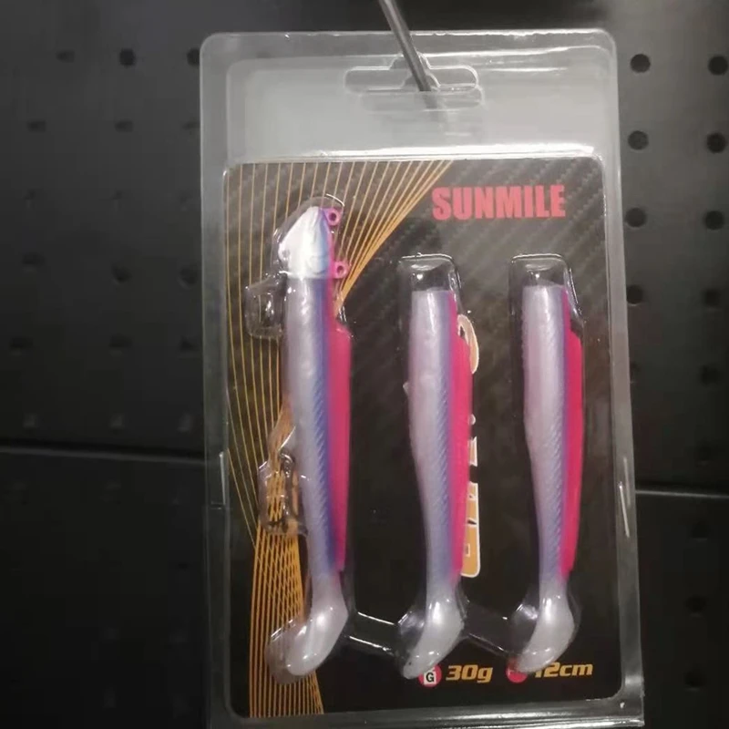 

SUNMILE Fishing Lure Set Freshwater Seawater Lure Bait Artificial Bionic Fish-Shaped Soft Bait 14G/10cm(4Pcs)