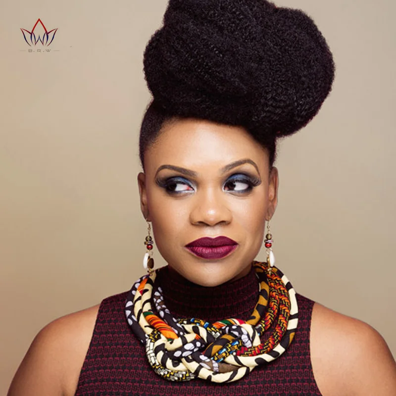 Модное ожерелье для женщин 2021 эффектная африканская ткань батик из анкарской
