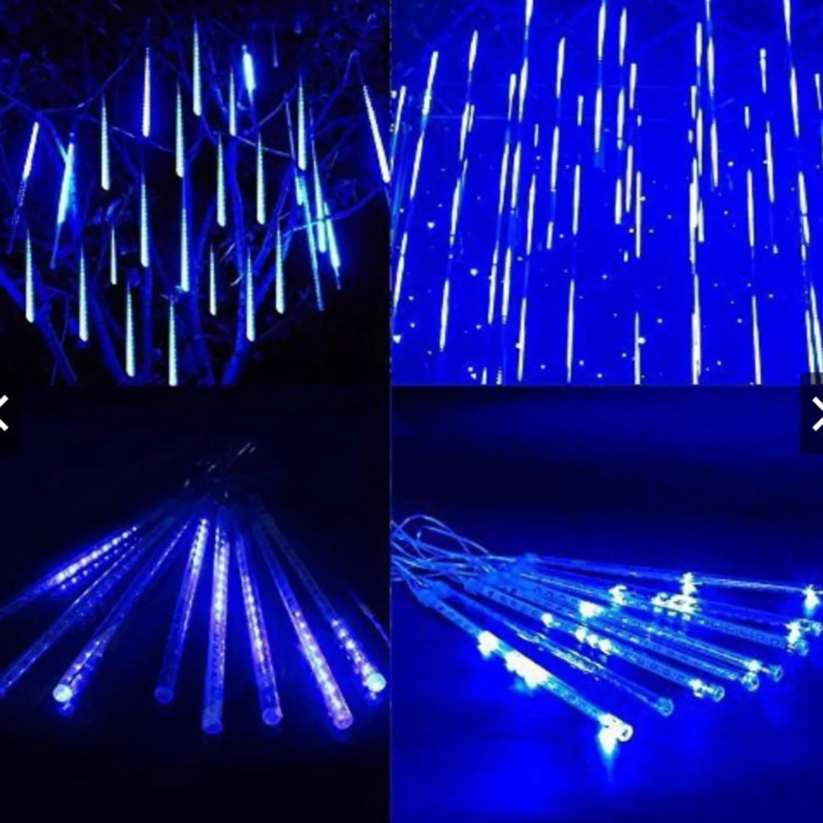 30CM LED Meteor Shower Garland Holiday Strip Light Outdoor Waterproof Fairy Lights For Garden Street Christmas Decoration | Освещение