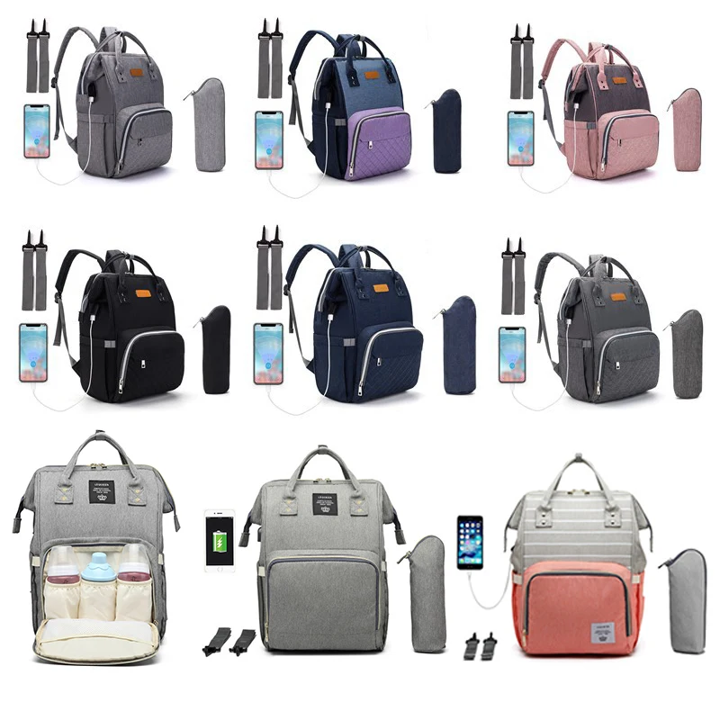 Сумка для детских подгузников вместительная водонепроницаемая|Сумки