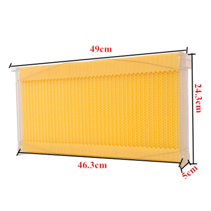 Automatic Honey Collection Nest Frame Beekeeper Beehive Food-Grade Plastic Honeycomb Block Bee Spleen Box Beekeeping Tools Witho | Дом и сад