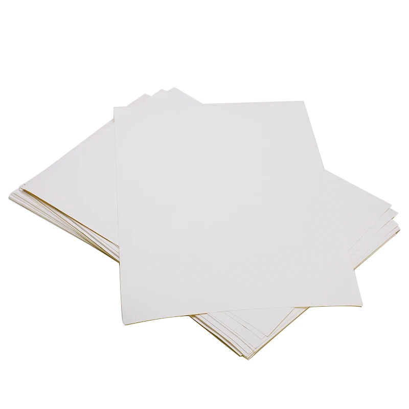 100 листов/партия самоклеящиеся глянцевые и матовые крафт наклейки для лазерного