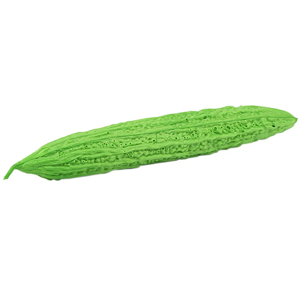 36cm Artificial Vegetable Lifelike Bitter Gourd Simulated Prop Photo Simulation Food Model Decoration Kitchen | Дом и сад