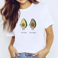 fruit avocado t shirts short sleeve kawai summer women with sleeves white shirt women clothing womens womens tops woman clothes