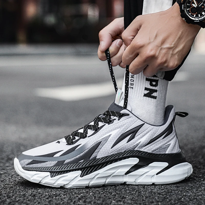 

Large Size Men's Fashion Trend Casual Sports Shoes 2021 Spring and Autumn New Men's Shoes Thick-soled Old Shoes