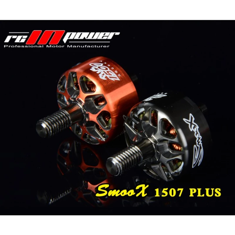 RCinpower-Motor sin escobillas SmooX 1507 Plus, 2680kv, 4200kv, para Dron de carreras de control remoto, helic&oacute;ptero, 2 uds.-0