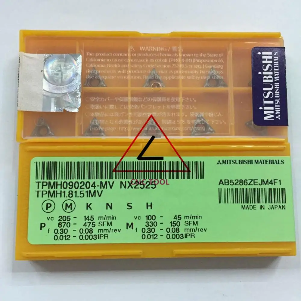 

TPMH 090204 -MV NX2525 10 шт. оригинальная Поворотная вставка DIAEDGE