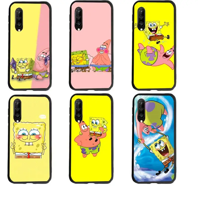 

Cartoon Sponges Cute Bob Phone Case for Huawei honor 7A 8X 8s 9 9X 10 10i 20 30 Play lite pro s Fundas cover