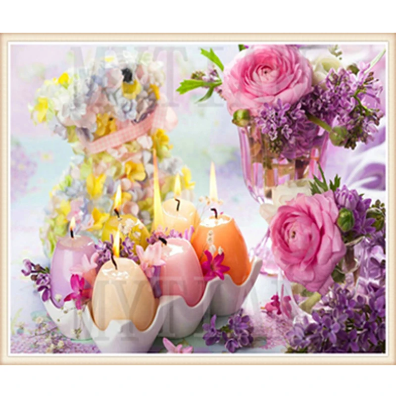 Картина из страз квадратная/круглая Цветочная вышивка хит продаж картина 5d для