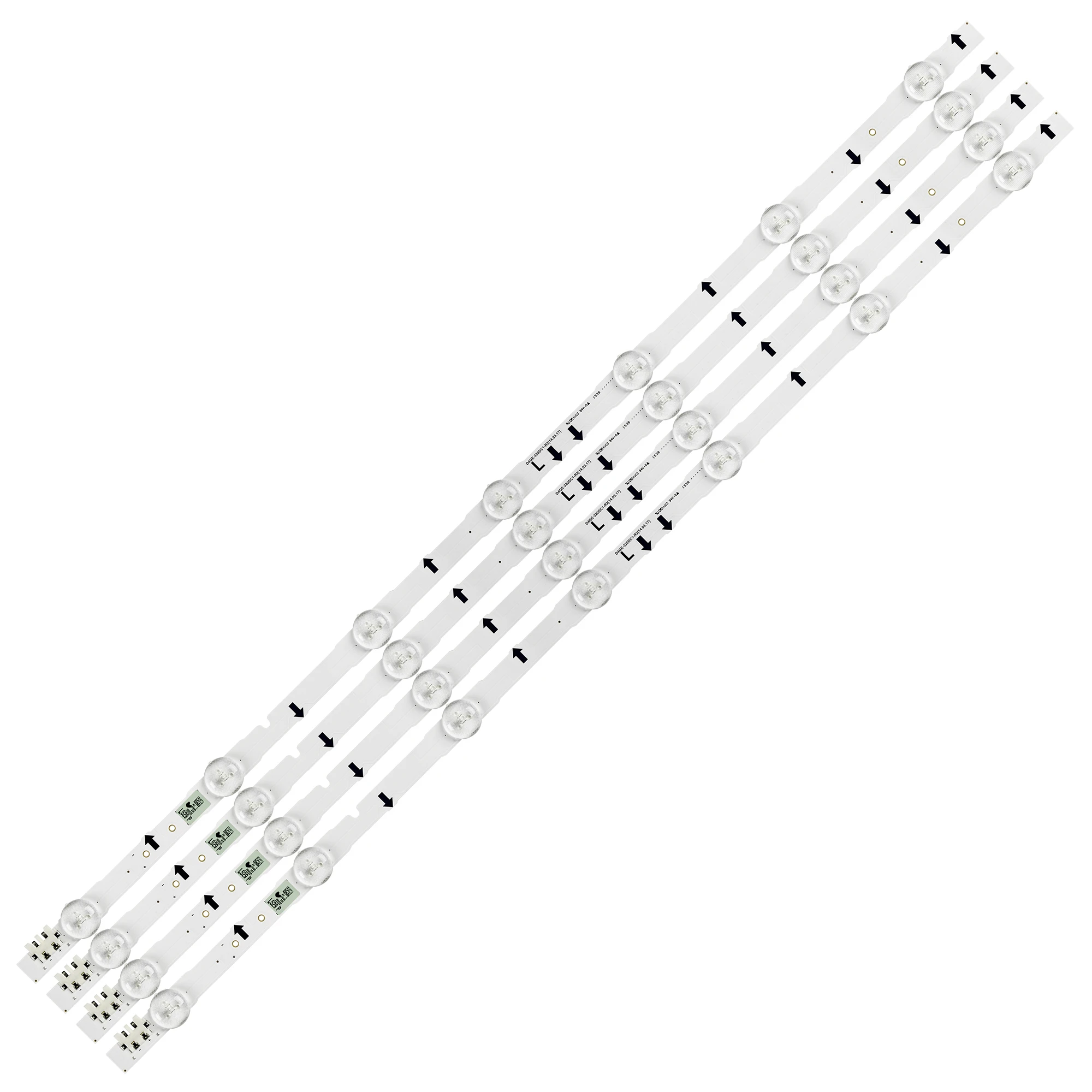 

(New kit)4 Pieces/set 7LED 647mm LED strip for samsung ue32j5500ak D4GE-320DC1-R2 D4GE-320DC1-R1 BN96-30443A 30442A 2014SVS32FHD