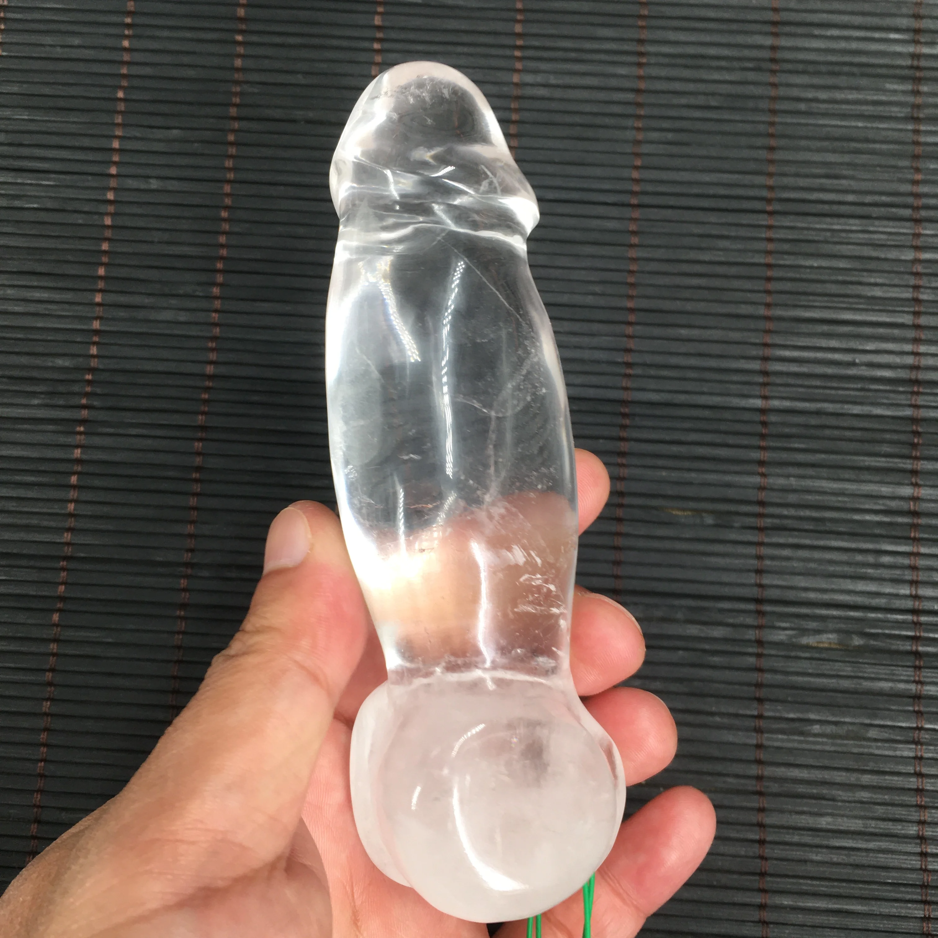 NATURAL quartz Crystal Carved Powerful Dick/the penis worship T6 | Дом и сад