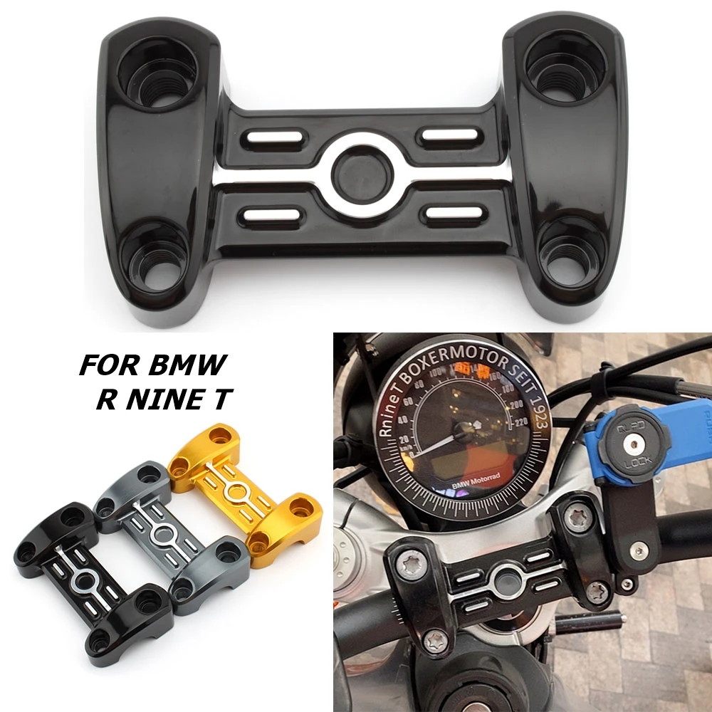 

Motorcycle Accessories CNC Handlebar Risers Top Cover Clamp For BMW R NINE T R NINET R9T R 9 T 9T Pure Scrambler 2014-2020