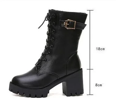 Зимние сапоги Лидер продаж в европейском и американском стиле утепленные