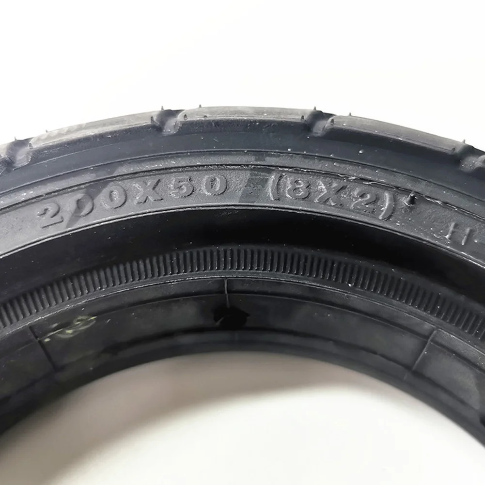 

Motor Solid Tire 200x50mm 8"x2" Scooter Accessories Parts Rubber Black