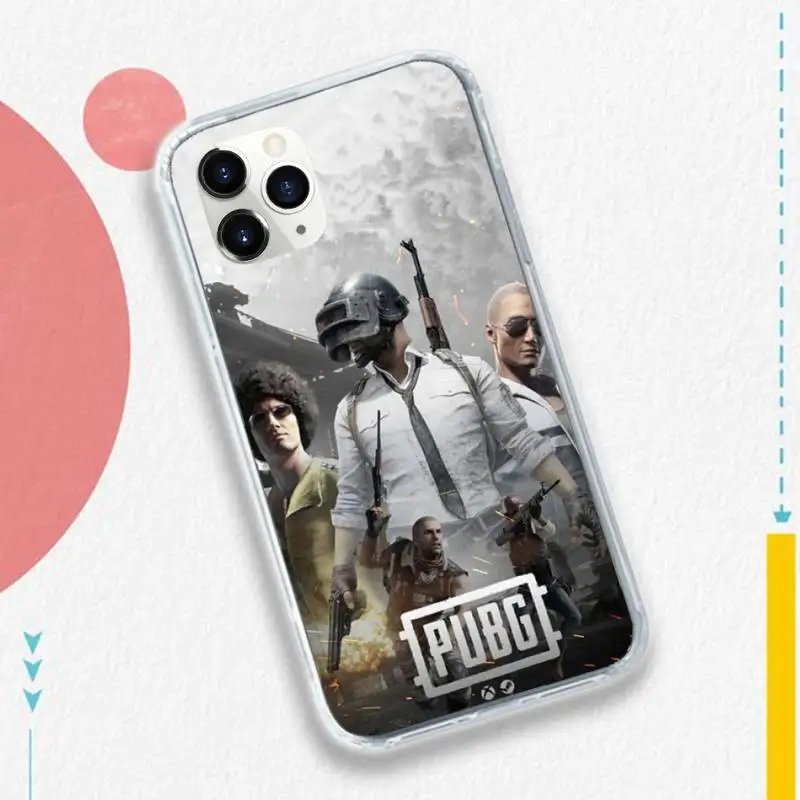 

PUBG Competitive Games Cool Pattern Phone Case for iPhone 11 12 pro XS MAX 8 7 6 6S Plus X 5S SE 2020 XR