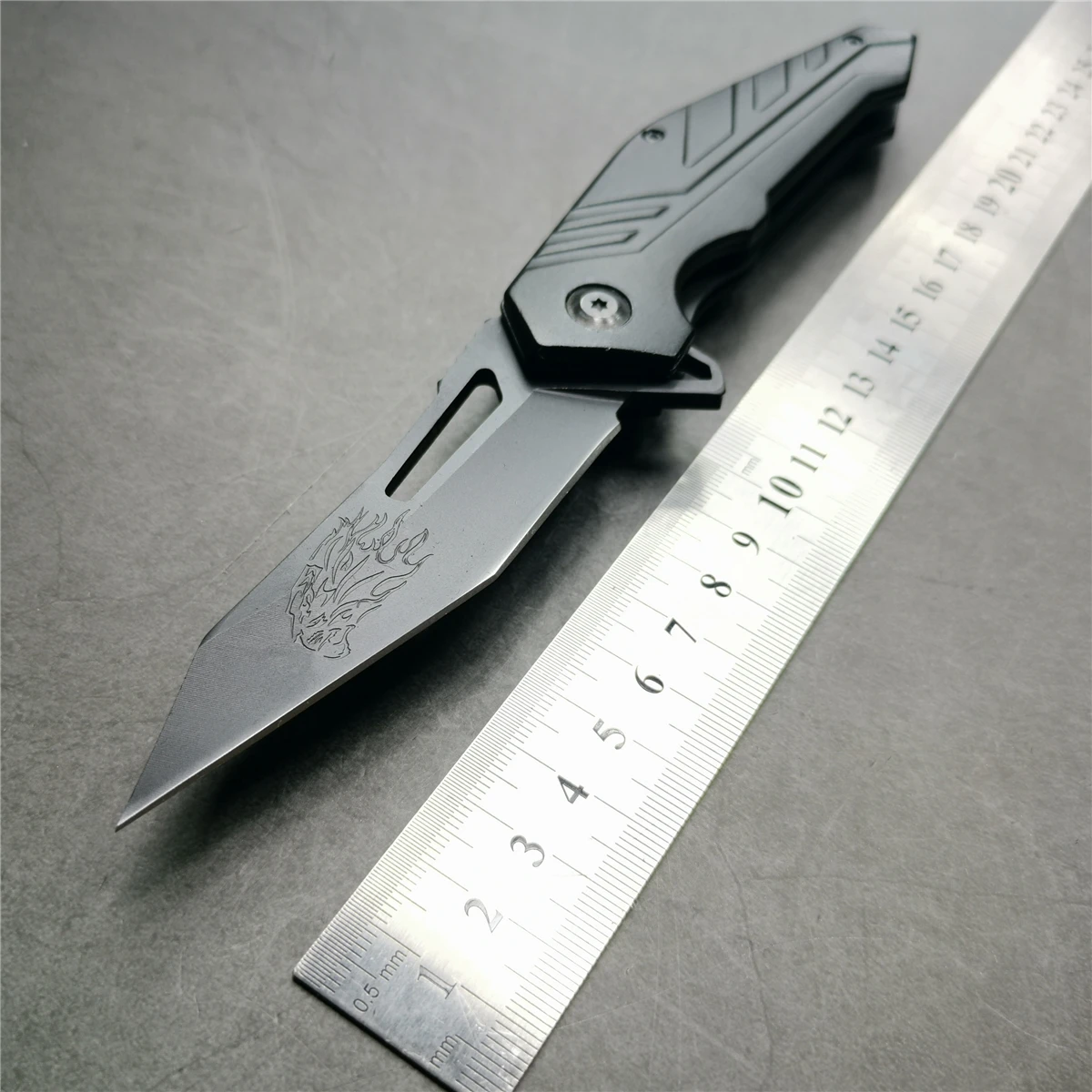 12 шт./лот 8 3 &quotножи Изысканная алюминиевая окислительная Ручка 5Cr13 лезвие