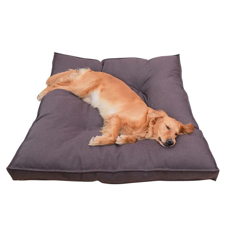 Квадратная кровать для собаки диван утолщенная теплая подушка щенка питомник