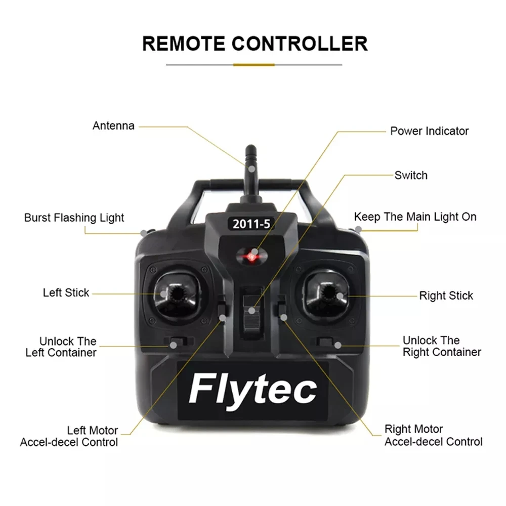Рыболовная лодка Flytec 2011-5 поколения на радиоуправлении игрушечная с приманкой