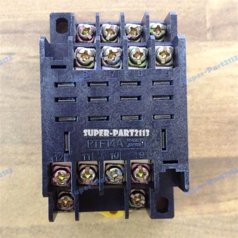 

Free Shipping 10PCS PTF14A Relay Socket Base 14pin For LY4NJ HH64P-L Power Relay
