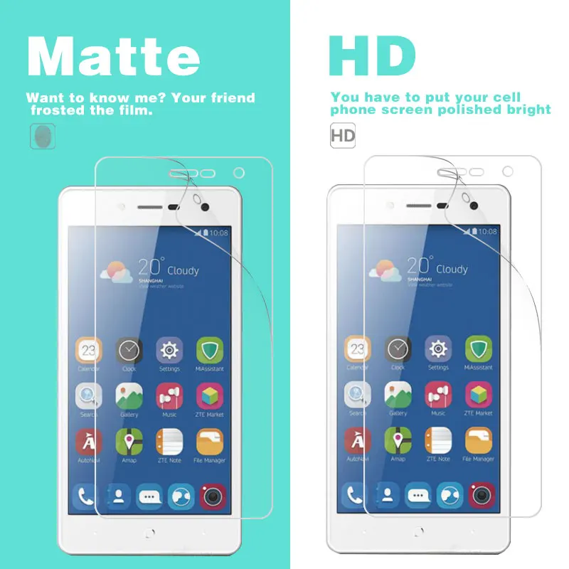 Прозрачная глянцевая пленка HD для ZTE L2 L3 Apex Plus L4 L5 L6 L7 Pro с защитой от царапин