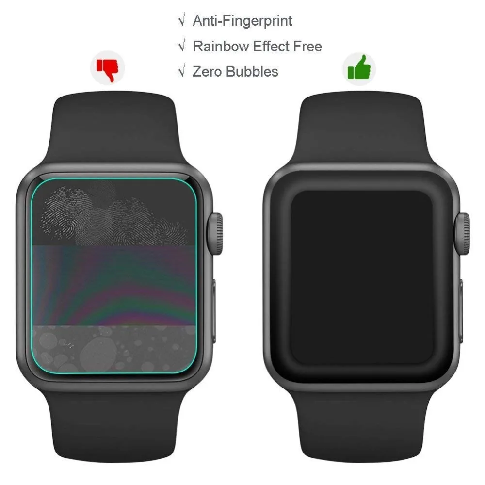 Защитная пленка для apple watch 5 4 44 мм 40 мм iWatch series 3 2 1 42 мм 38 мм 9D HD мягкая пленка аксессуары для apple watch(не стекло
