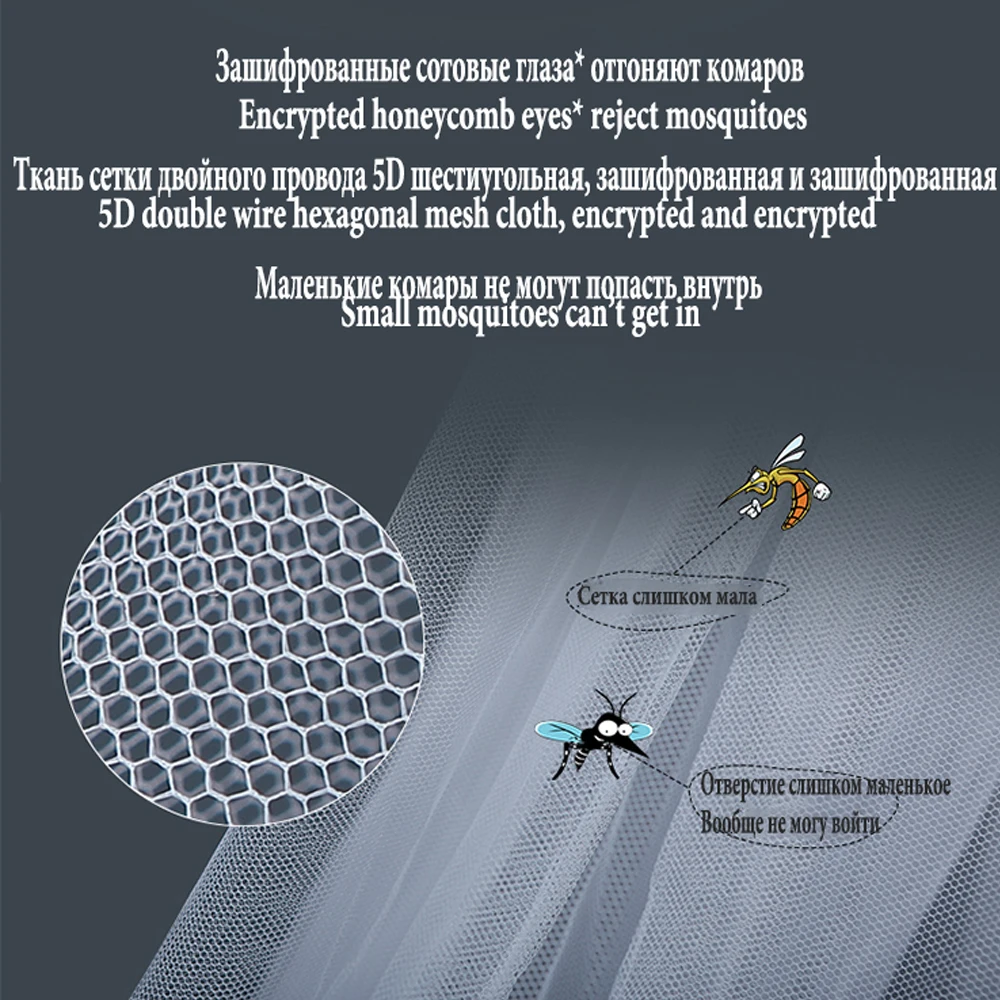 Москитная сетка для детской кроватки Универсальное покрытие с кронштейнами