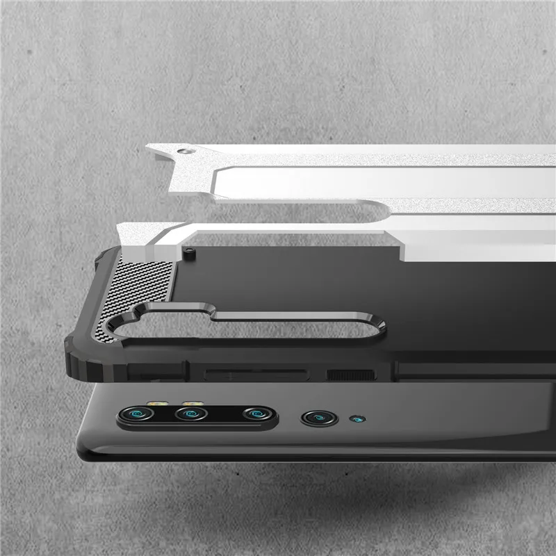 Для Xiaomi Mi CC9 Pro Чехол тяжелая броня тонкий жесткий резиновый силиконовый чехол для