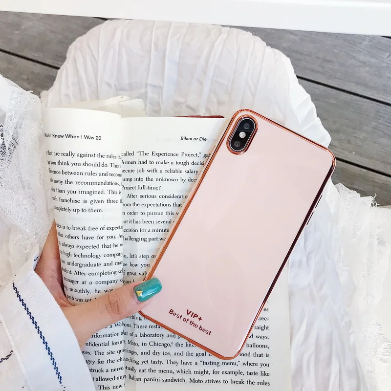 Rose Gold Корпус телефона с гальваническим покрытием для samsung Galaxy A50 A70 A30 A40 S9 S10 плюс S10e Note 9 чехол тонкий мягкий силиконовый чехол Крышка средств - Цвет: Rose Gold