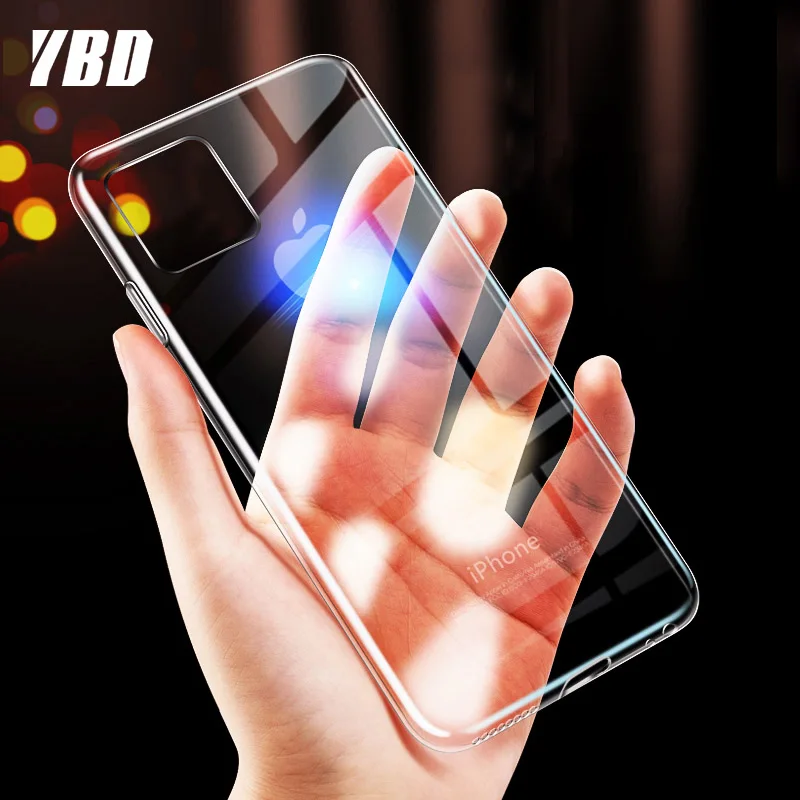 YBD Роскошный чехол для iPhone 11 PRO MAX ультра тонкий мягкий из полиуретана
