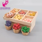 1:12 Sd Ob11 кукольная мебель для кукольного домика демонстрационная полка для фруктов и овощей витрина для магазинов