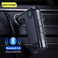 universal car bluetooth 5 0 receiver transmitter 3 5mm aux car wireless hands free audio adapter for laptop tv stereo sound mp3
