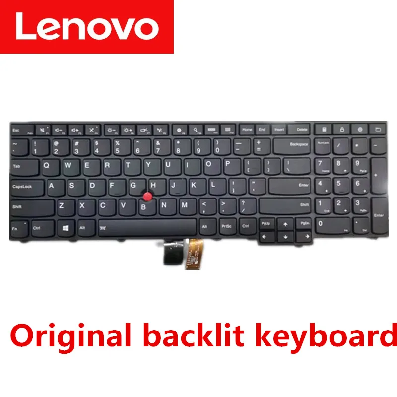 Подходят для Lenovo ThinkPad L540 L560 L570 W540 W541 W550S T540 T540P T550 T560 p50S Оригинальная клавиатура для ноутбука с подсветкой
