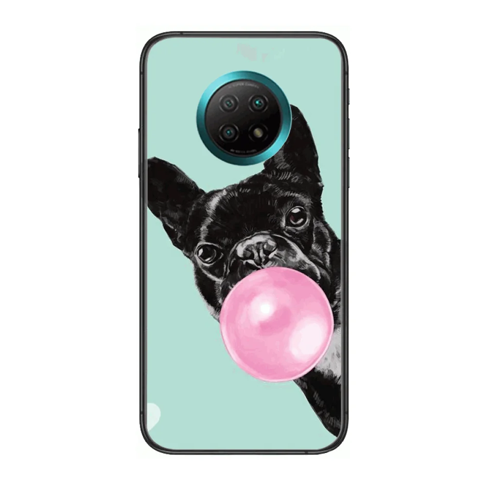 

Apply to Phone Case For xiaomi Redmi Note 9S 8 7 6 5 A Pro T Anime Black Cover Silicone Back Pretty senior