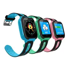 Anti-lost Kids Safe GPS Tracker SOS Call GSM Smart Watch Phone for Android IOS Low-power alarm SOS emergency alarm Lighting