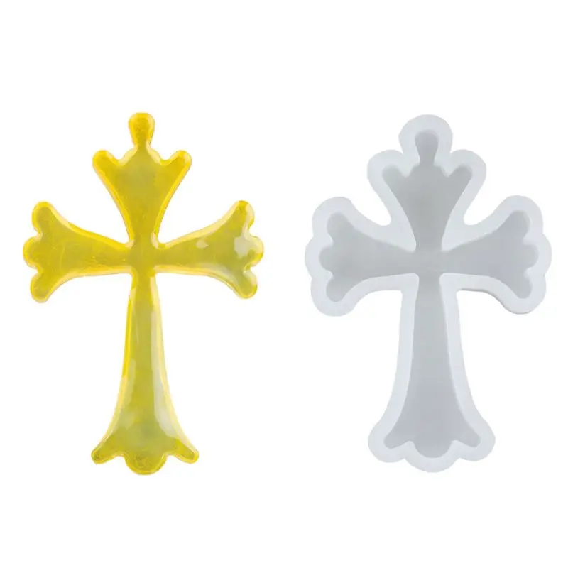 

Cross Pendant Silicone Resin Mold Jewelry Making Casting Mould Craft DIY Tools